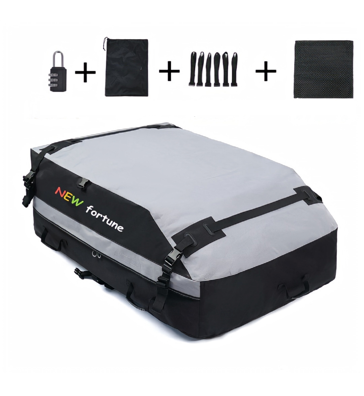 FO-22 Tas Atap Mobil Tahan Air Pembawa Bagasi 19 Kaki Kubik Untuk Aktivitas Luar Ruangan